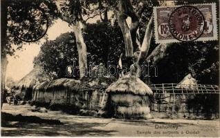 1909 Ouidah, Whydah; Temple des serpents / African folklore, temple