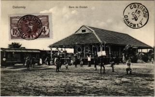 1909 Ouidah, Whydah; Gare de Ouidah / African folklore, railway station
