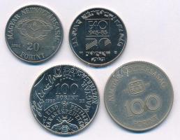 1984. 20Ft Cu-Ni "FAO - Védd az erdőt" + 1985. 20Ft Cu-Ni "FAO" + 1990. 100Ft Cu...