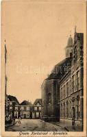 Ravenstein, Ravestein; Groote Kerkstraat / street view, church (fl)