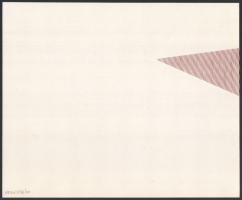 Tér-kapcsolat-lehetőség mappa, 1980. 7 db szitanyomat, Albert Zsuzsa, Budahelyi Tibor, Heritész Gábo...