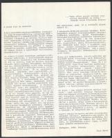 Tér-kapcsolat-lehetőség mappa, 1980. 7 db szitanyomat, Albert Zsuzsa, Budahelyi Tibor, Heritész Gábo...