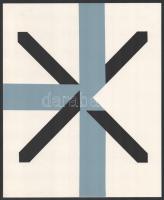 Tér-kapcsolat-lehetőség mappa, 1980. 7 db szitanyomat, Albert Zsuzsa, Budahelyi Tibor, Heritész Gábo...