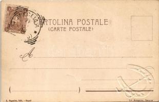 Napoli Sport / horse riding. Emb. horseshoe