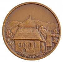 Tóth Sándor (1933-2019) 1986. " Szent László / Szabolcsi Földvár" bronz emlékérem (42,5mm)...