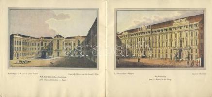 cca 1890 Bécs épületei és műemlékei 16 oldalas füzet litho képekkel / The buildings of VIenna 16 pag...