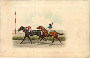 1912 Horse racing, jockeys (EK)