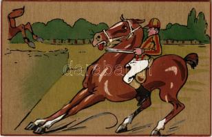 Horse racing, humour, jockey