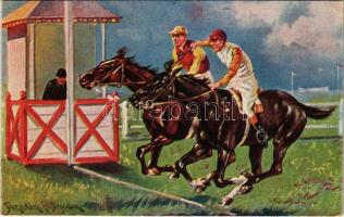 Horse racing, jockeys. Serie 237. s: Donadini jr. (EK)