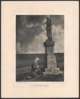 cca 1914-1918 Az Érdekes Újság 4 db I. világháborús képe (Hírt hoz a léggömb, Fürdés orosz bföldön, ...