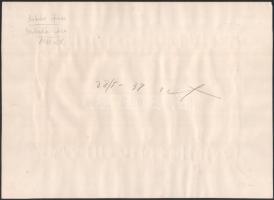 Jakuba János (1909-1974): Szentendrei utca, 1964. Akvarell, papír, jelzett, papírra kasírozva, hátol...