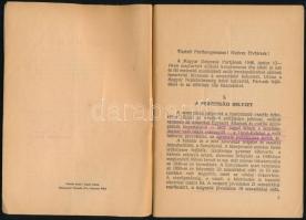 1951 Rákosi Mátyás elvtárs beszámolója a Magyar Dolgozók Pártja II. kongresszusán 1951. feb. 25-én. ...