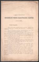 1904 A Makói Ipartestületi Betegsegélyező Pénztár igazgatóságának jelentése az 1903. évről. Makó, Kovács Antal-ny., felvágatlan, foltos, 4 sztl. lev.