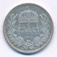 1892KB 1K Ag "Ferenc József" T:2- patina
Adamo K5