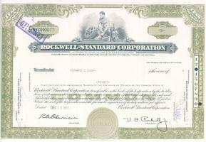 USA 1964-68. 6db részvény, 2klf, benne variánsokkal, kisugrású sorszámokkal