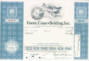 USA 1964-68. 6db részvény, 2klf, benne variánsokkal, kisugrású sorszámokkal