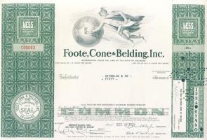 USA 1964-68. 6db részvény, 2klf, benne variánsokkal, kisugrású sorszámokkal