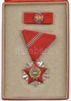 1966. "Szocialista Hazáért Érdemrend" zománcozott Br kitüntetés mellszalaggal és szalagsáv...