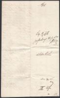 1856 Cs. és kir. úrbéri törvényszék kézzel írt okirata peres ügyben