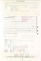 USA 1968. "Foote, Cone & Belding Inc." részvénye 6x, 5x egymásutáni és 1x egyugrású so...