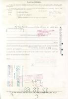 USA 1968. "Foote, Cone & Belding Inc." részvénye 6x, 5x egymásutáni és 1x egyugrású so...