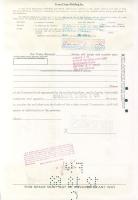 USA 1968. "Foote, Cone & Belding Inc." részvénye 6x, 5x egymásutáni és 1x egyugrású so...