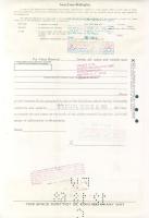 USA 1968. "Foote, Cone & Belding Inc." részvénye 6x, 5x egymásutáni és 1x egyugrású so...