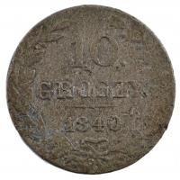 Lengyelország / Kongresszusi Lengyelország 1840MW 10gr Ag T:3,3- patina Poland / Congress Poland 1840MW 10 Groszy Ag C:F,VG patina Krause C#113a