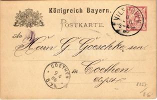 1886 (Vorläufer!!!) Frauendorf (Windorf), Redaktion und Verlag der Ver. Frauendorfblätter Vereins-Ce...