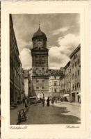 1928 Vilshofen an der Donau, Stadtturm / tower, street view (fl)