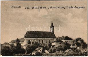 1923 Altenmarkt (Osterhofen), general view, church (EK)