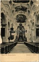 1907 Niederalteich, Interieur der Kirche / church, interior (b)