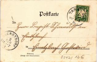 1901 Tann, Tann in Niederbayern mit dem Wallfahrstbild im Jahre 1696 (fl)