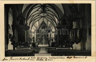 Essenbach, Kath. Pfarrkirche / church, interior (fl)