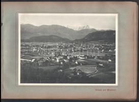 cca 1900-1910 Villach und Umgebung, képes album, Verlag Würthle & Sohn Wien-Salzburg-München, sé...