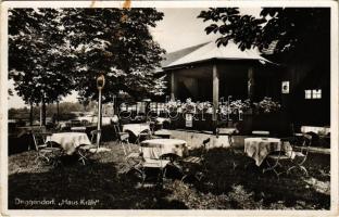 1940 Deggendorf, Gasthaus zum "Kräh" / inn, restaurant, garden (fl)