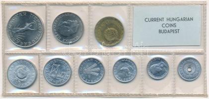 1974. 2f-10Ft (9xklf) érmés forgalmi sor fóliatokban T:1 kis patina 
Adamo FO7