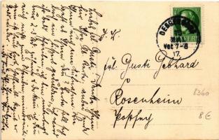 1917 Deggendorf, couple with dog. photo