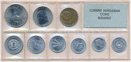 1977. 2f-10Ft (9xklf) érmés forgalmi sor fóliatokban T:1 kis patina 
Adamo FO10