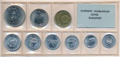 1979. 2f-10Ft (9xklf) érmés forgalmi sor fóliatokban T:1 kis patina 
Adamo FO12