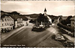 1955 Bodenmais, general view, automobiles (EK)