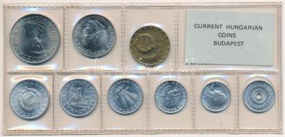 1981. 2f-10Ft (9xklf) érmés forgalmi sor fóliatokban T:1 Adamo FO14