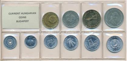1985. 2f-20Ft (10xklf) érmés forgalmi sor fóliatokban T:1 Adamo FO18