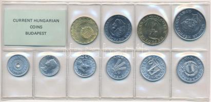 1988. 2f-20Ft (10xklf) érmés forgalmi sor fóliatokban T:1 Adamo FO21