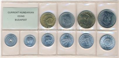 1989. 2f-20Ft (10xklf) érmés forgalmi sor fóliatokban T:1 Adamo FO22