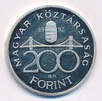 1992. 200Ft Ag "MNB" T:PP felszíni karcok, kis patina, fo.
Adamo F13