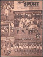 1944 Képes Sport VI. évf. 15. sz., 1944. ápr. 12., a címlapon az Újpest-Kolozsvári AC (1:1) labdarúgó-mérkőzés képeivel, kisebb szakadásokkal