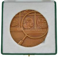 Gáti Gábor (1937-) 2011. "110 éves a Magyar Numizmatikai Társulat" Br plakett, peremen &qu...