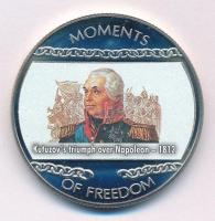 Libéria 2004. 10$ "Szabadság pillanatai - Kutuzov győzelme Napóleon fölött 1812" multicolor T:PP  Liberia 2004. 10 Dollars "Moments of Freedom - Kutuzov's triumph over Napoleon 1812" multicolor C:PP