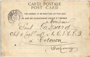 1907 Aboisso, Porteurs de Caoutchouc / Rubber Carriers. African folklore (fl)